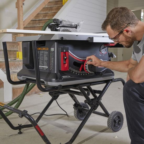 Jobsite Saw Pro 250mm With Mobile Cart Assembly SAWSTOP